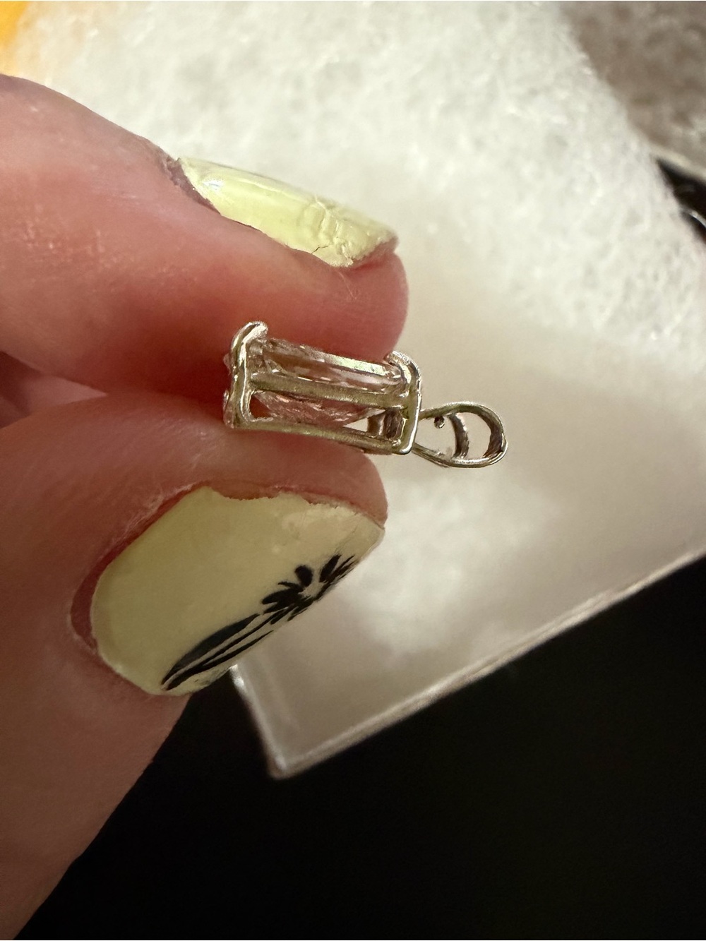 Classic 1.5 carat radiant lab grown diamond Pendant - Picture 7 of 12
